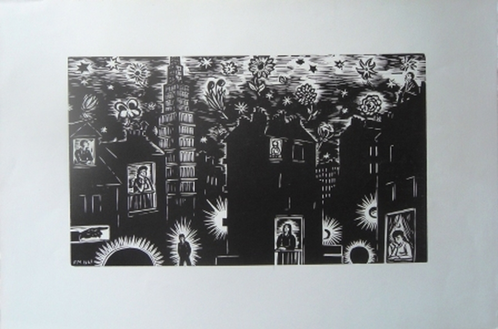 Masereel : Mijmeringen ( mooie en grote houtsnede ) verkocht voor € 57!