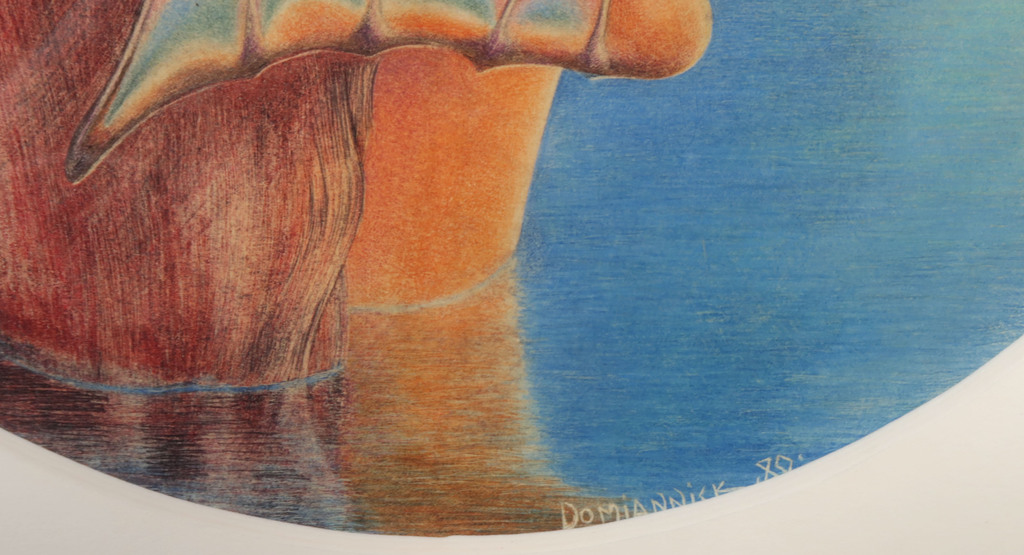 Michel Delaplace: Potloodtekening, Dawn - Ingelijst kopen? Bied vanaf 20!