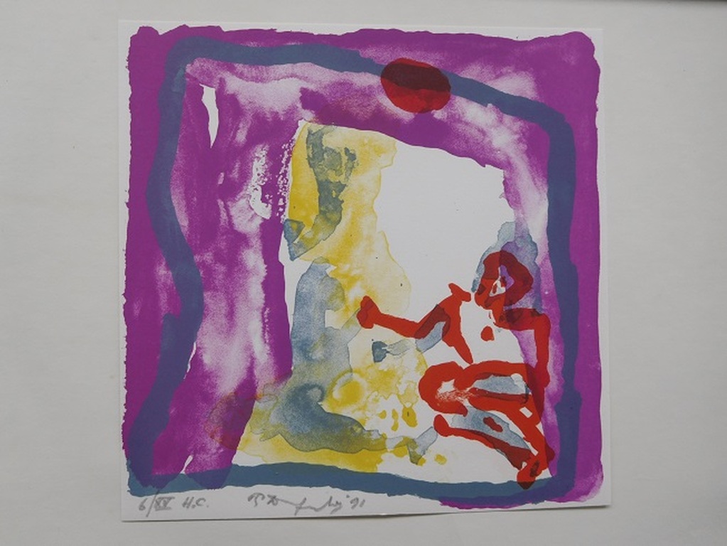 Pieter Defesche, gesigneerde en genummerde litho met boekje in linnen cassette verkocht voor € 110!