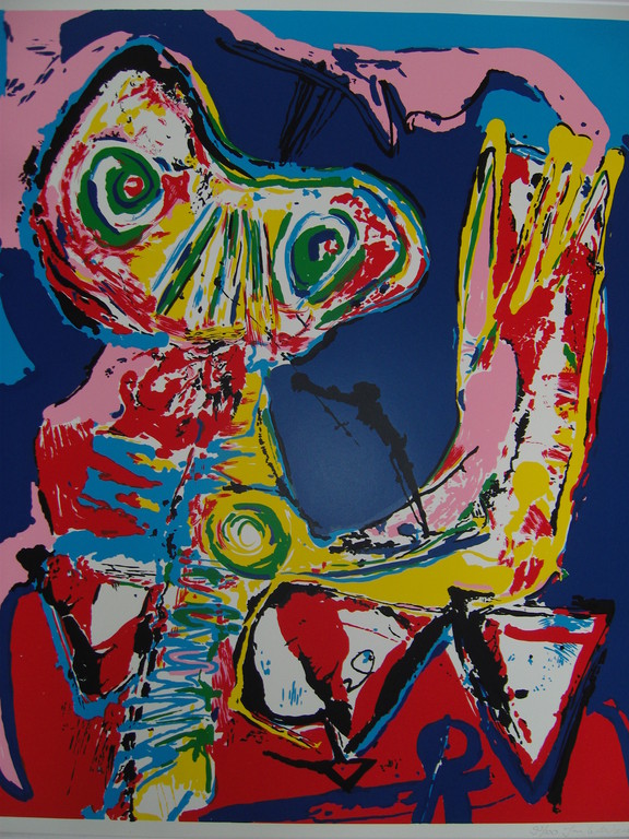 Jan te Wierik: Zeefdruk schitterend! verkocht voor € 150!