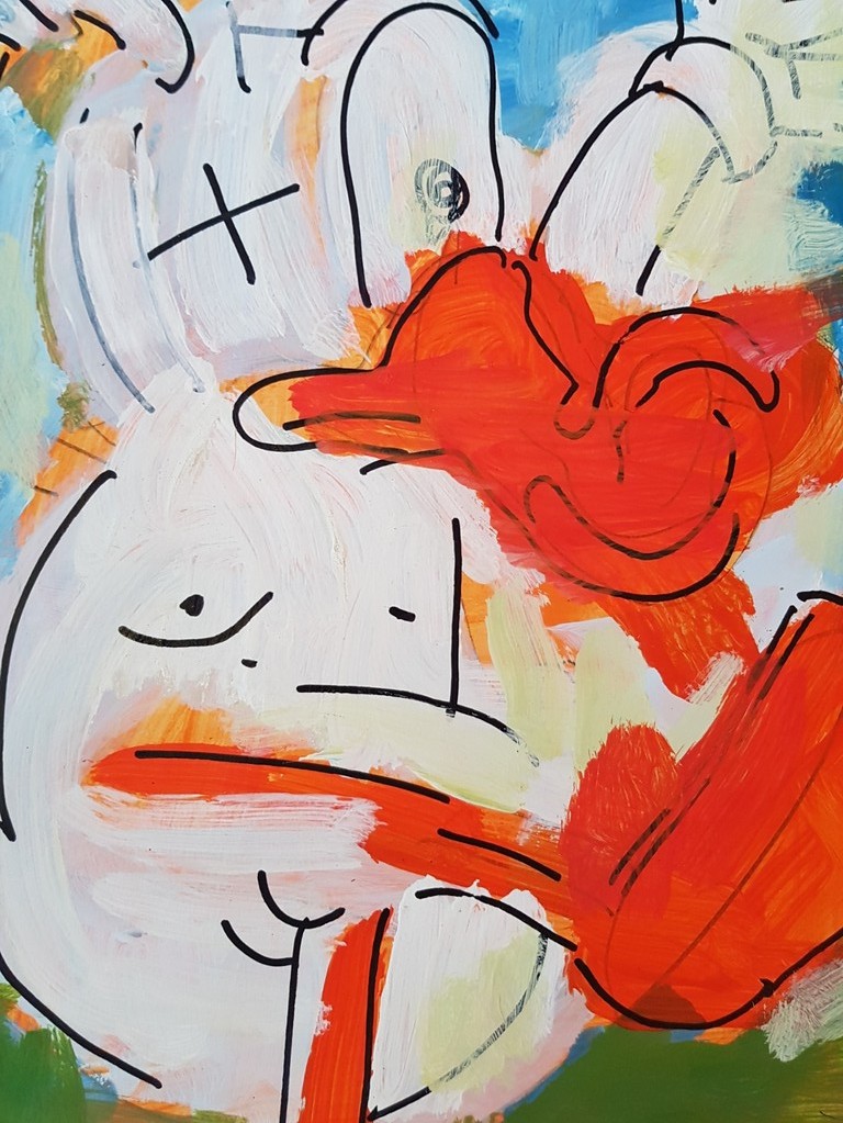 Peter Klashorst - origineel werk - serie Dagobert Duck kopen? Bied vanaf 1!