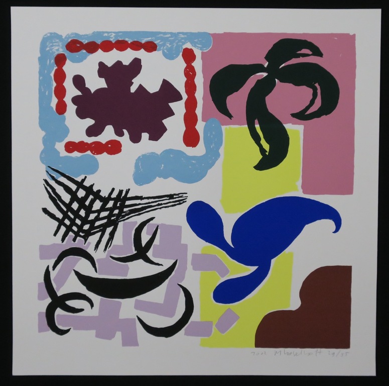 Marianne Haselhoff: Zeefdruk, Zonder titel (v)  kopen? Bied vanaf 1!