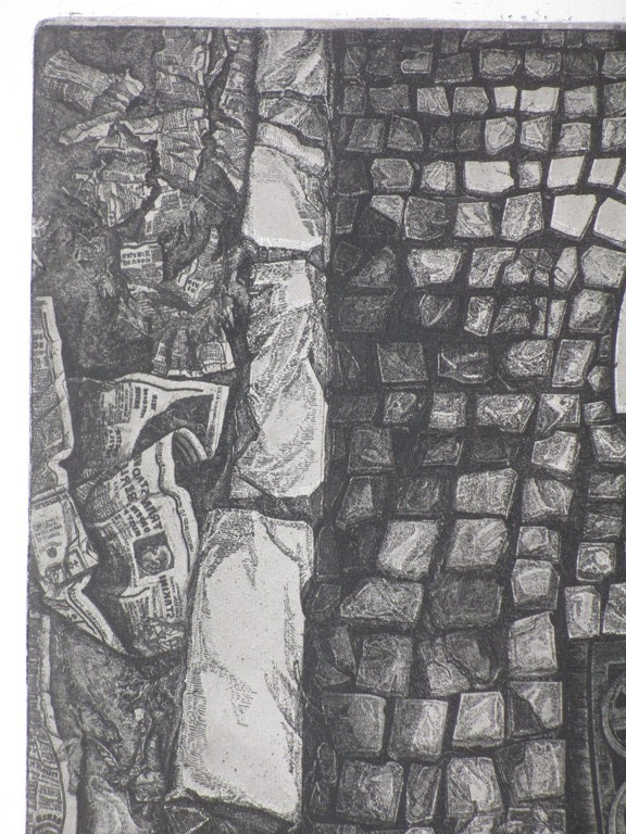 Anneke Kuijper, Trottoirs van Praag, Ets kopen? Bied vanaf 35!