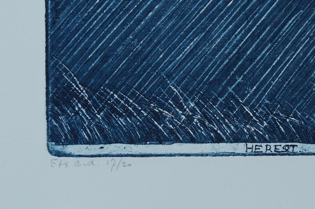 Joost Minnigh - Herfst - gesigneerde ets - 1996 - 20 ex. kopen? Bied vanaf 1!