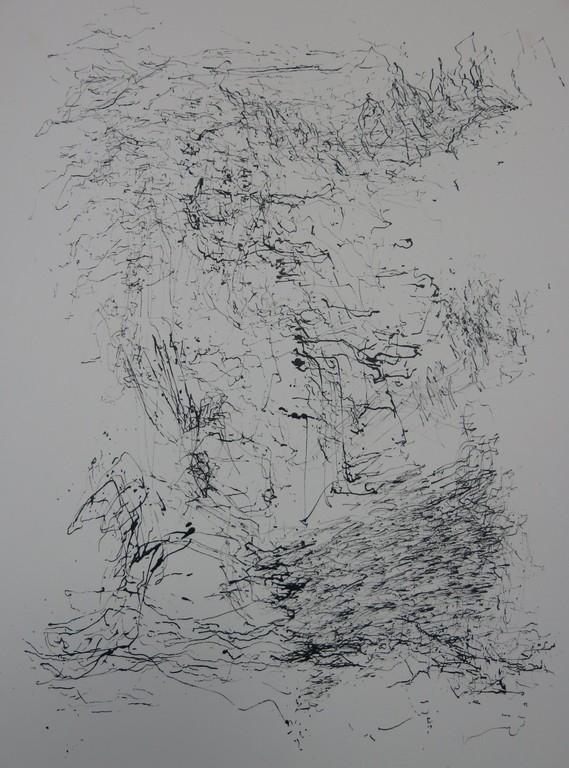 Jos Caelen: Inkttekening, Zonder titel verkocht voor € 66!