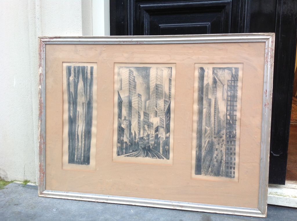 Adriaan Lubbers, Drie Litho's: New York kopen? Bied vanaf 600!