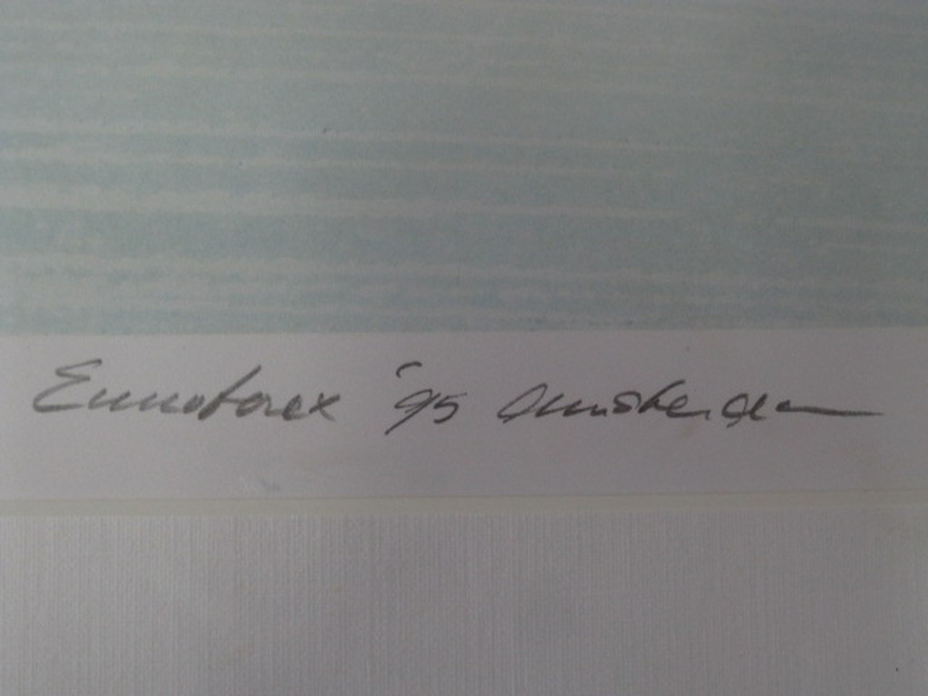 Ciano Siewert (1942-) litho "vrachtschip bij Zaandam" gesigneerd   kopen? Bied vanaf 1!