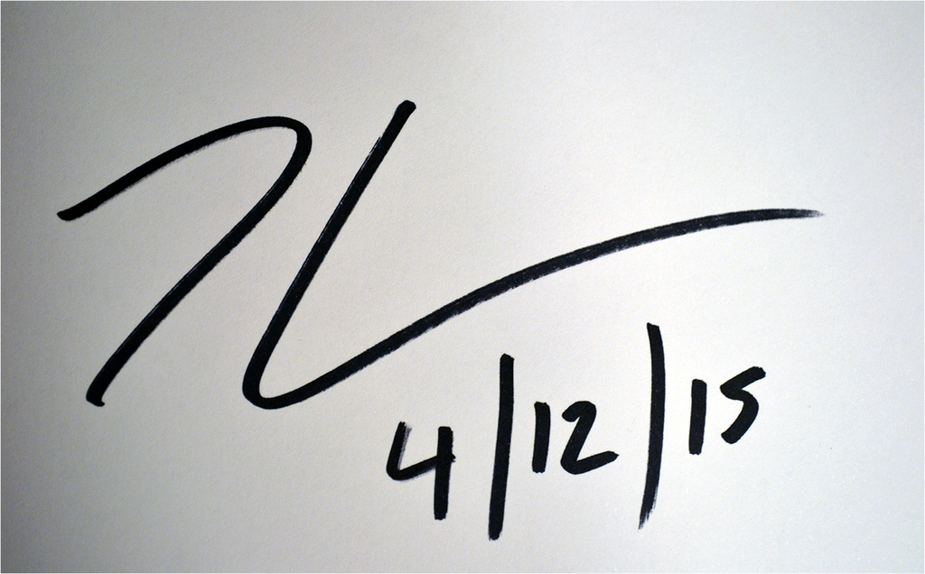 Jeff Koons, originele schets, gesigneerd - 2015 kopen? Bied vanaf 250!