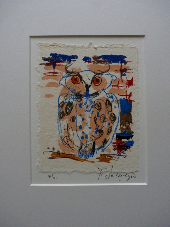 Kees Salentijn - litho: Uil kopen? Bied vanaf 55!