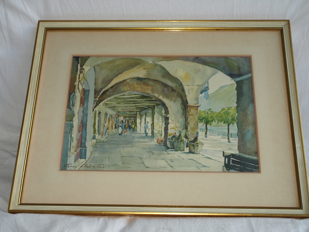 Pierre Chatillon (1885 - 1974) – Litho – Ingelijst – ca 1945 kopen? Bied vanaf 35!