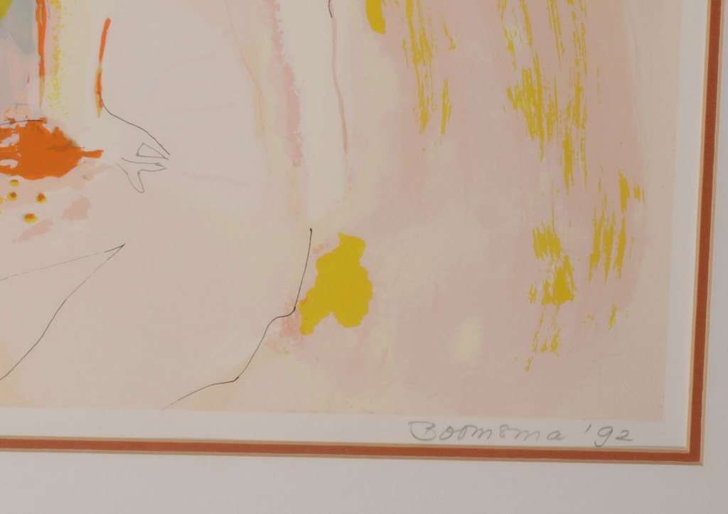 Marijke Boomsma: Zeefdruk, Horizon - Ingelijst kopen? Bied vanaf 50!