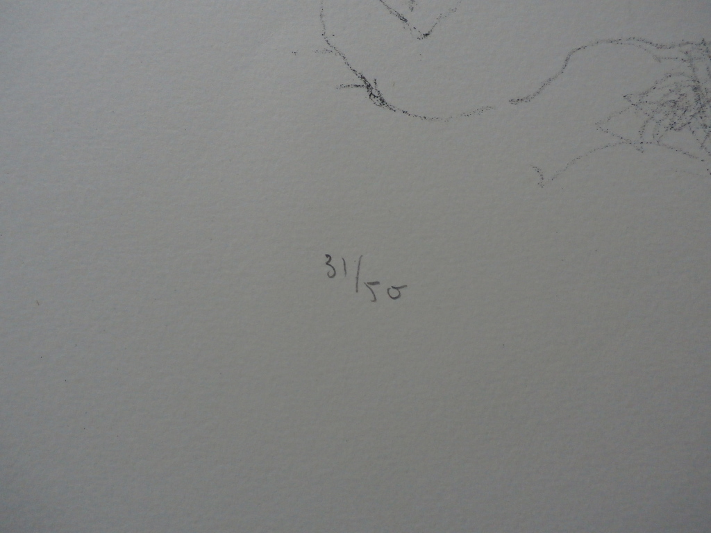 Metten Koornstra  - litho: 2 naakte dames - 1959 kopen? Bied vanaf 55!