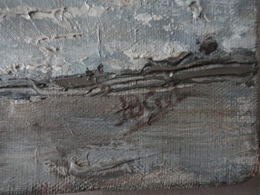 Johannes Baptista Crol, olieverf op board, 'zicht op stad aan water'. kopen? Bied vanaf 1!