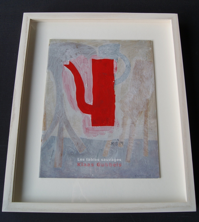 Klaas Gubbels origineel werk op papier 'Rode Kan' - 2014.  kopen? Bied vanaf 475!