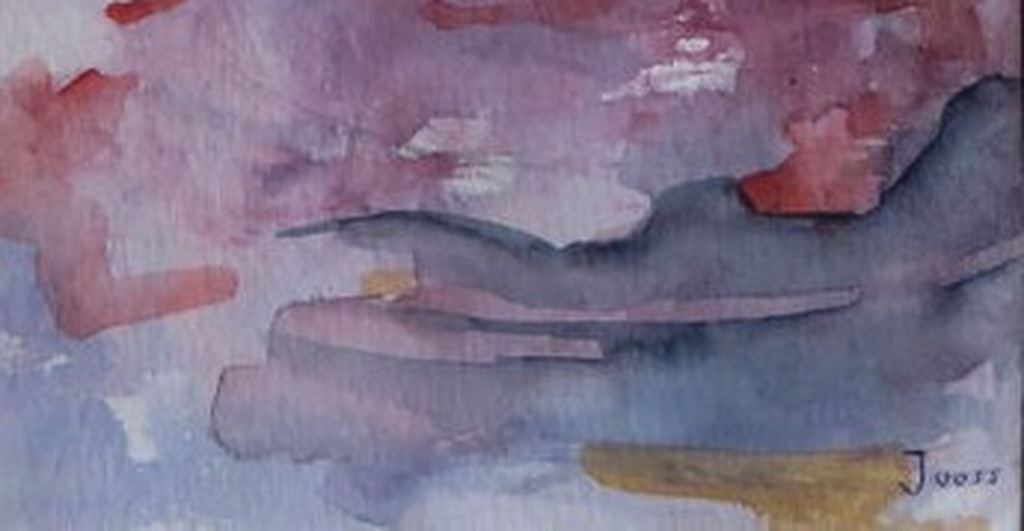 Toegeschreven aan Guus Jooss - Flessen - Aquarel - In passe-partout kopen? Bied vanaf 1!
