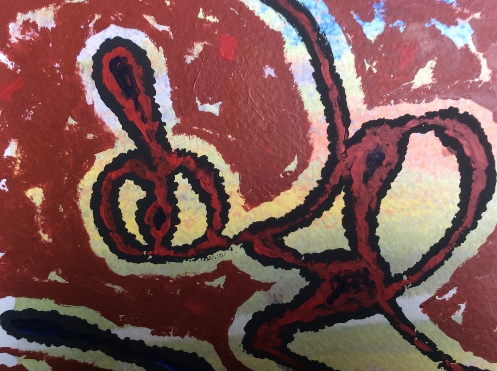 Jack Vissers - titel onbekend, acryl op papier kopen? Bied vanaf 1!