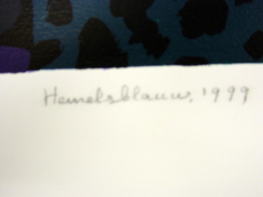 Ton Schulten - zeefdruk - Hemelsblauw - oplage 180 kopen? Bied vanaf 595!