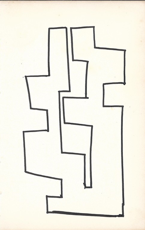 Siep van den Berg : 2 abstracte composities kopen? Bied vanaf 39!