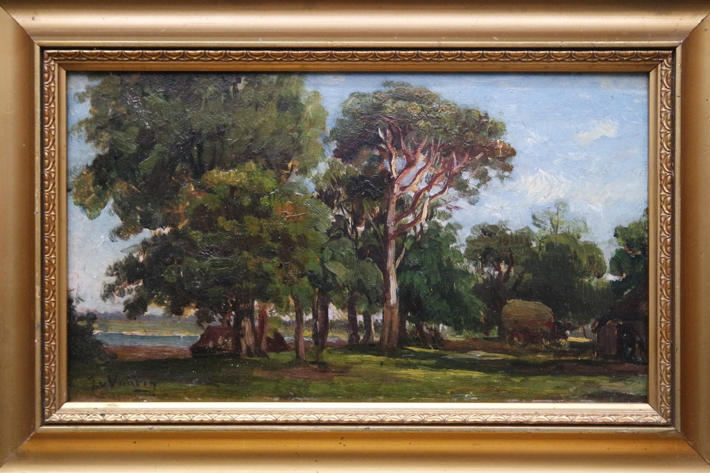 Jan van Vuuren - olieverf op board - landschap kopen? Bied vanaf 299!