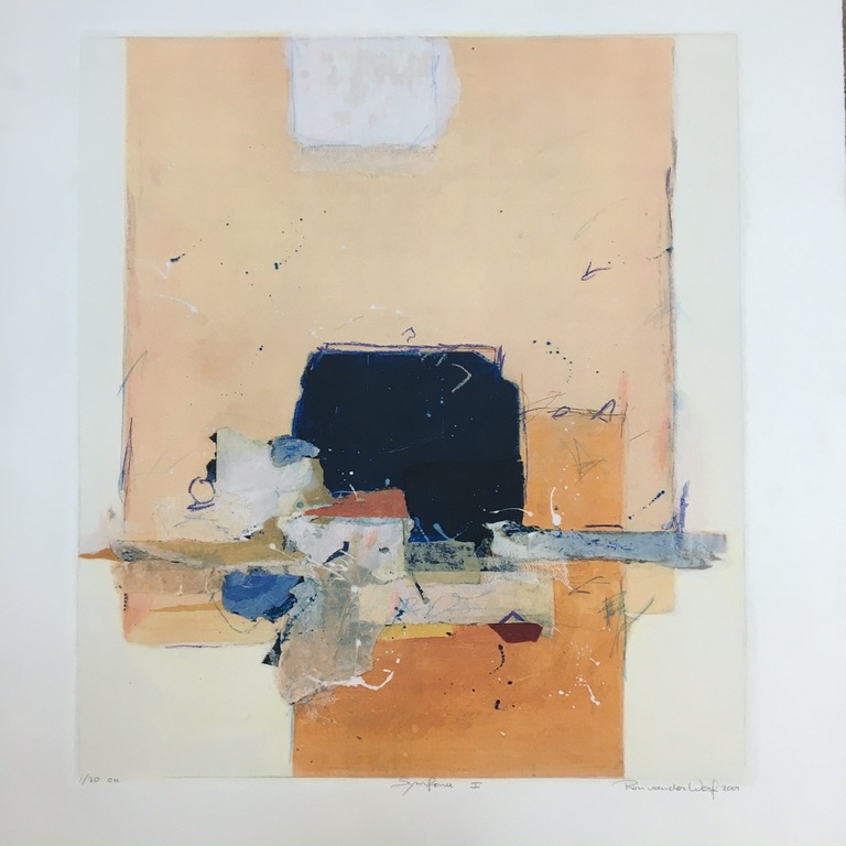 Ron van der Werf zeefdruk 'Symfonie I' verkocht voor € 75!