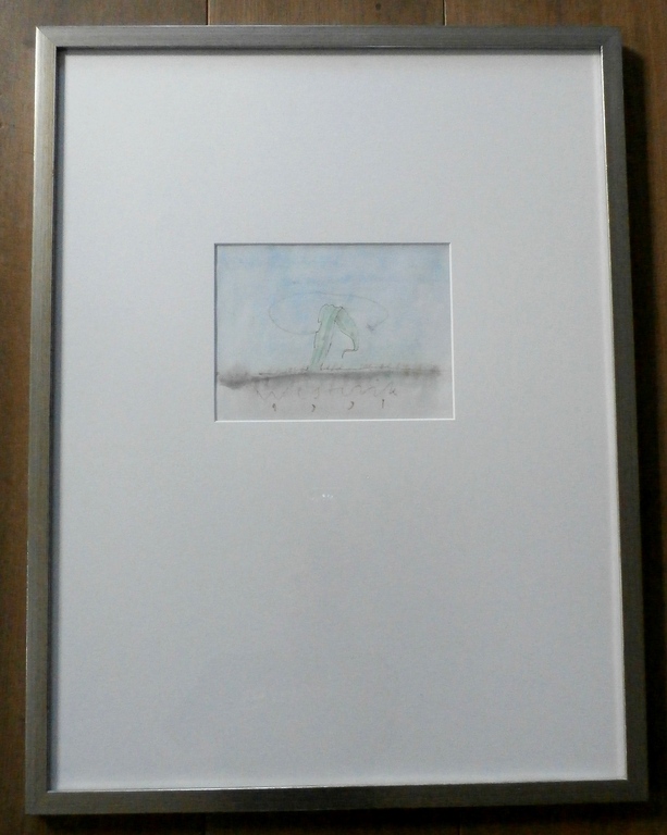 Co Westerik - aquarel/pen/krijt op papier: gras- gesigneerd - 1991 kopen? Bied vanaf 1395!