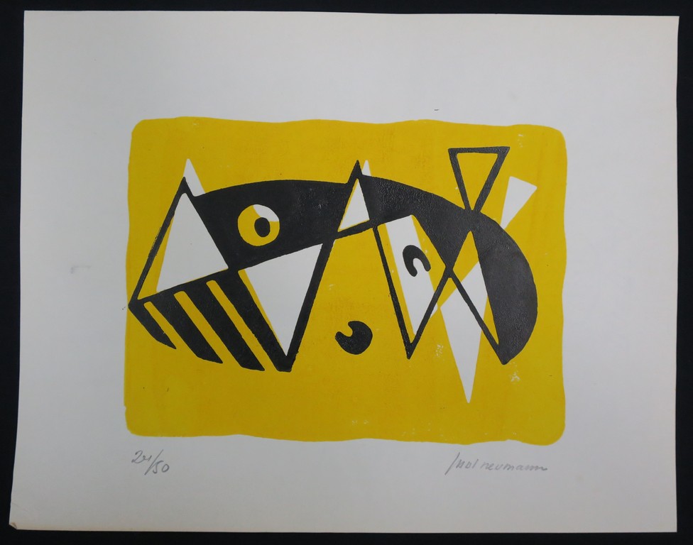 Juul Neumann: Litho, Zonder titel (Creatie 1952) kopen? Bied vanaf 35!