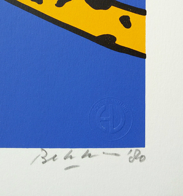 Jules Bekker - Yellow Dog, zeefdruk kopen? Bied vanaf 30!