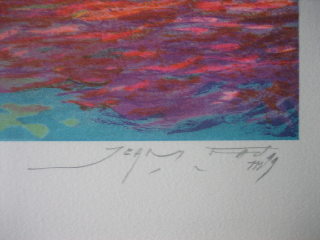 Les trois hêtres - Lithografie - Handgesigneerd - Oplage 170+180 kopen? Bied vanaf 40!