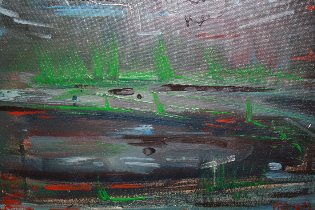 ABSTRACT LANDSCHAP VAN PIET VAN DE WALLE kopen? Bied vanaf 1!