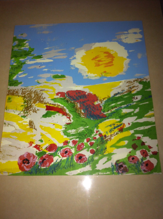 Henk Deylius, zeefdruk 3/9  kopen? Bied vanaf 20!