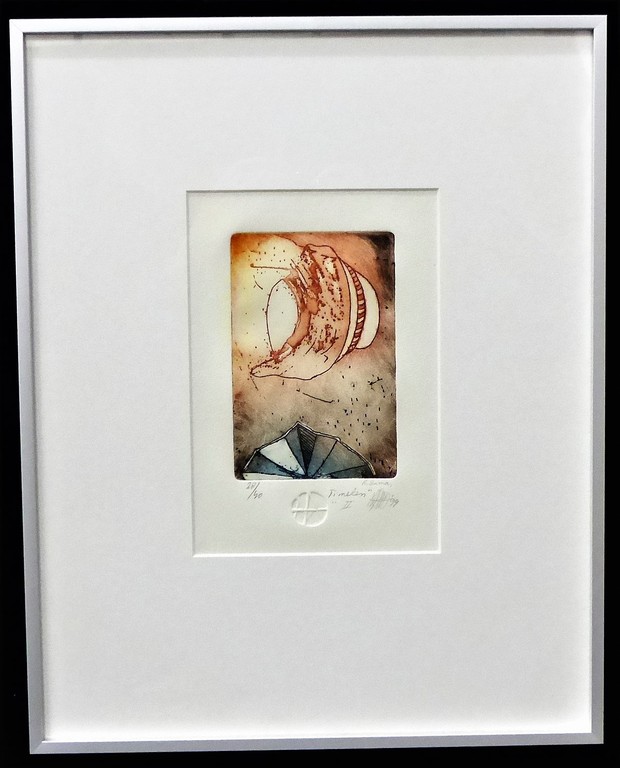 Ad Arma,Ets,  Titel Timeless,Ingelijst,Handgesigneerd kopen? Bied vanaf 60!