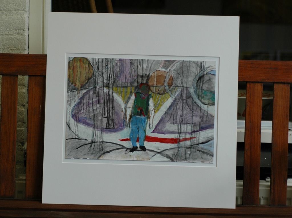 Hans Ebeling Koning, originele collage, Man kopen? Bied vanaf 100!