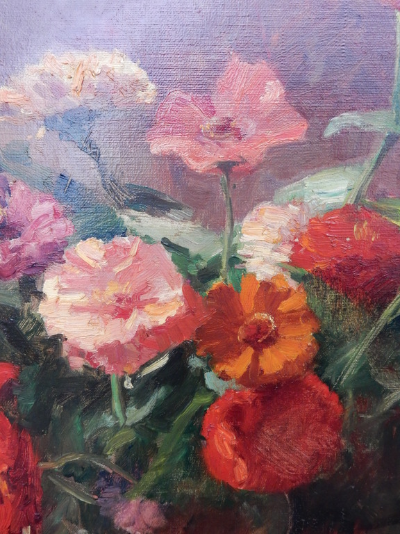 Jacoba van Groningen- Laurillard, dik olieverf op doek, r.o. gesigneerd. kopen? Bied vanaf 300!