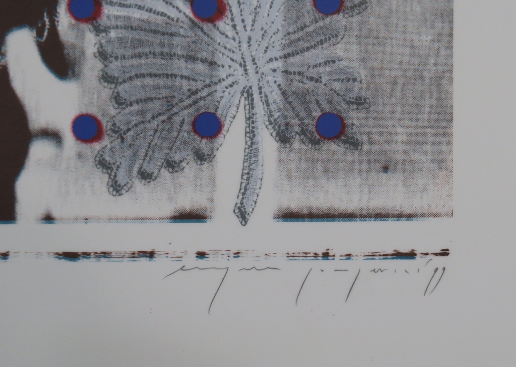Eugene Jongerius: Zeefdruk op polyester, Trace Contour  kopen? Bied vanaf 1!