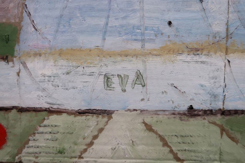 Meertje Kaal: Olieverf op karton, Eva - Ingelijst kopen? Bied vanaf 1!