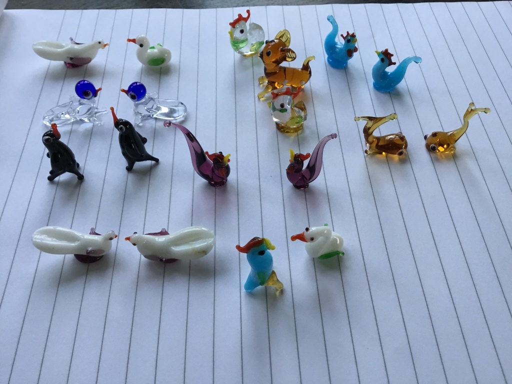 Dieren miniature anni 70-Isola di Murano Venezia 20 pz assortment kopen? Bied vanaf 5!