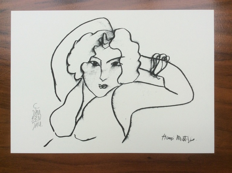 Geert Jan Jansen. Litho Matisse verkocht voor € 50!