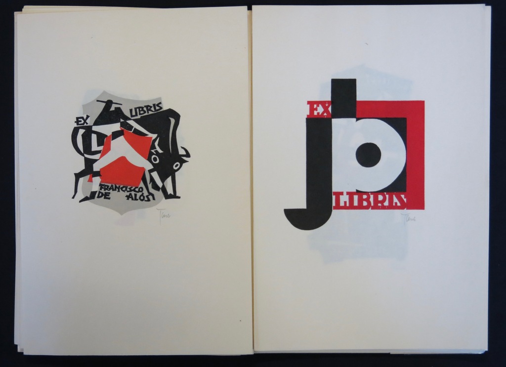 Kleingrafiek: Jan Battermann, Map met 19 Hout- en linosnedes Grafisch Werk kopen? Bied vanaf 35!