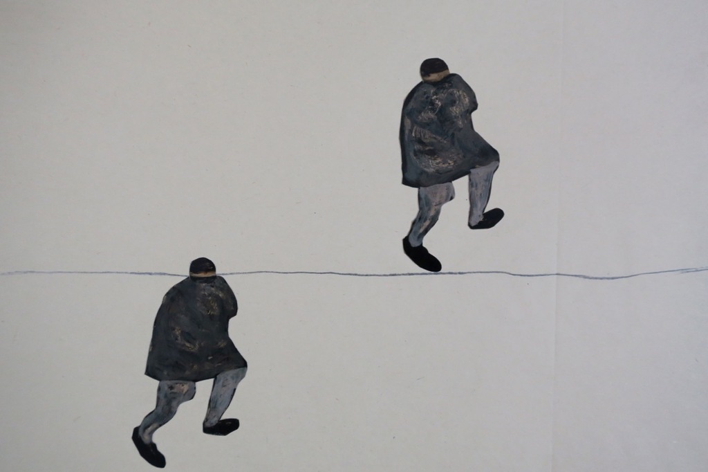 Dick van Arkel: Collage en houtskool, Nieuwjaarsstatement kopen? Bied vanaf 50!