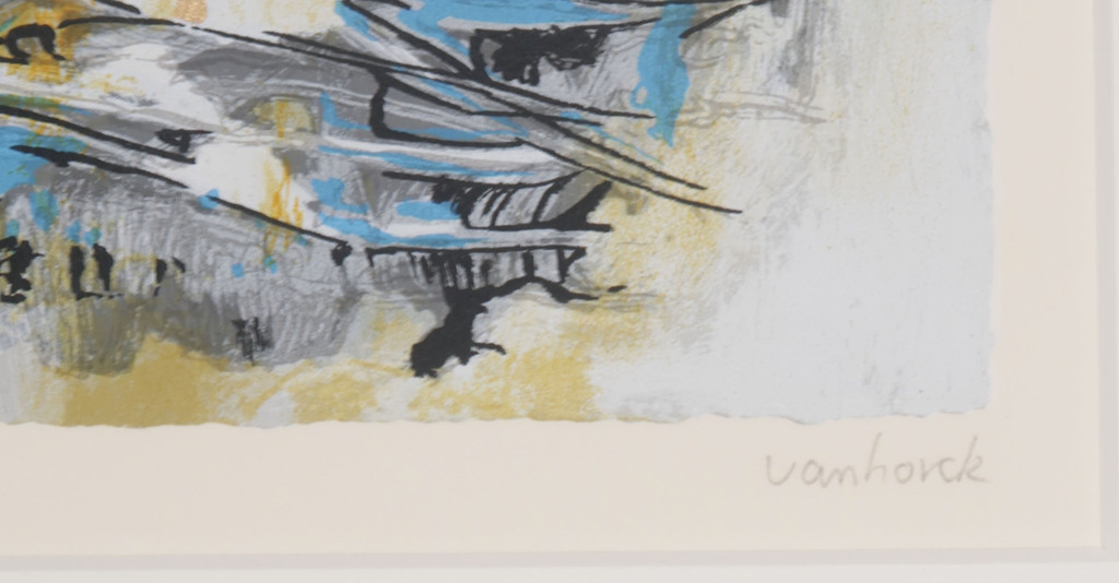 Hans Vanhorck: Zeefdruk, Z.T. II kopen? Bied vanaf 20!