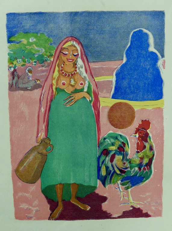 Kees van Dongen,Houtgravure ,''Farizade et l'oiseau parleur kopen? Bied vanaf 15!