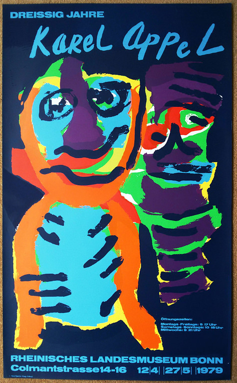 Karel Appel - Bonn, zeefdruk kopen? Bied vanaf 65!