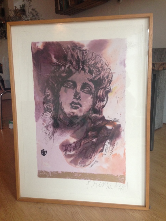 Gertie Bierenbroodspot, Kleurenlitho, 1/250, mooi ingelijst kopen? Bied vanaf 175!