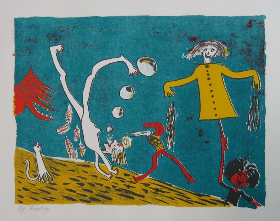 Onbekend gesigneerd: Litho, Vreemde wezens kopen? Bied vanaf 1!