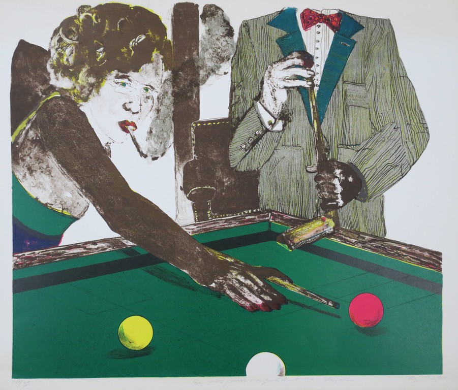 Jacqueline de Jong: Litho, Biljart kopen? Bied vanaf 20!