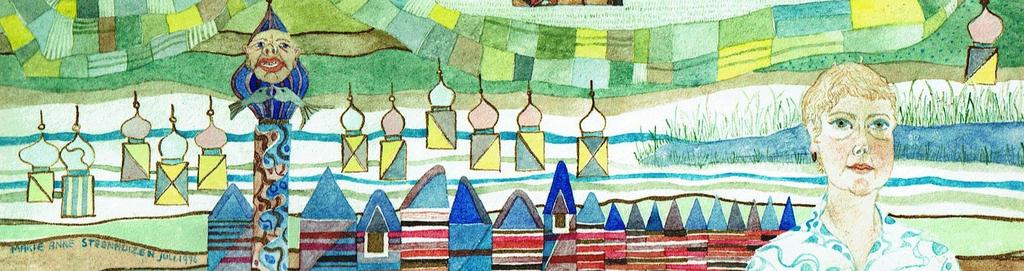 Marie Anne Steenhuizen-Aquarel-1976-Gesigneerd  kopen? Bied vanaf 1!