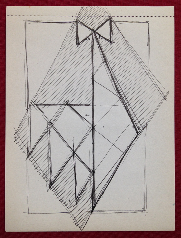 Siep van den Berg, ORIGINELE tekening uit 1956, 'Haan' verkocht voor € 35!