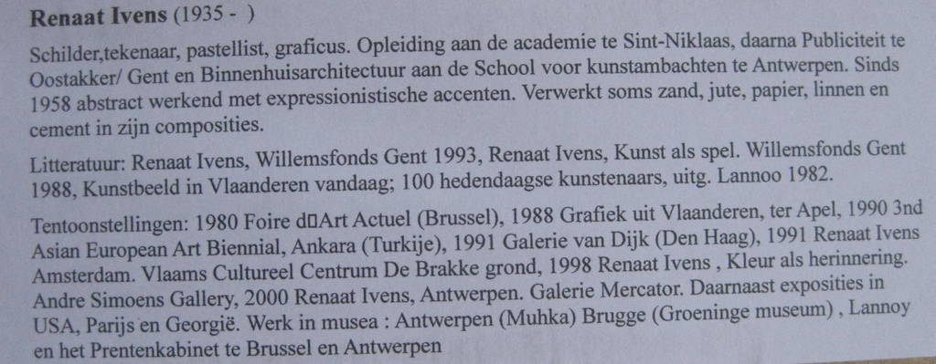 Renaat Ivens: Kleurenlitho,  Zonder titel,  kopen? Bied vanaf 20!