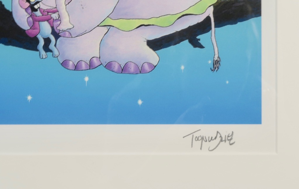 Toon van Driel: Giclee, Olifant - Ingelijst kopen? Bied vanaf 35!