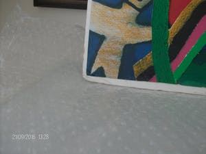 Corneille - Corneille - Collage met litho en klok op board - UNICA kopen? Bied vanaf 400!